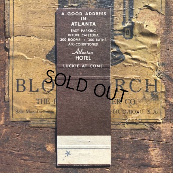 画像2: Vintage Matchbook Atlantan HOTEL (MA1734) (2)