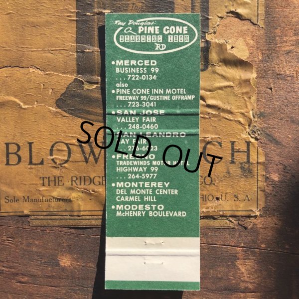 画像2: Vintage Matchbook Best Western Motel Pine Cone Inn (MA1782) (2)