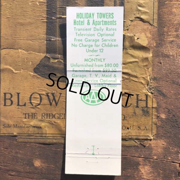 画像2: Vintage Matchbook Holiday Towers Hotel (MA1717) (2)