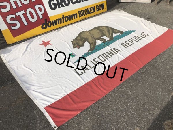 画像2: Vintage Made in U.S.A The Bear California Republic Flag (S335) (2)