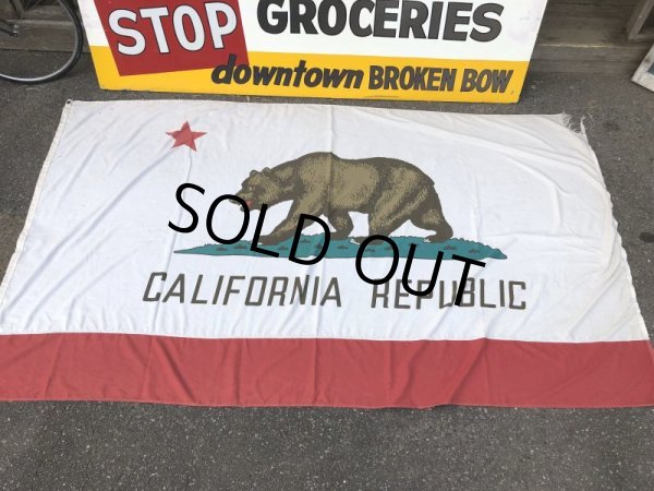 画像4: Vintage Made in U.S.A The Bear California Republic Flag (S335) (4)