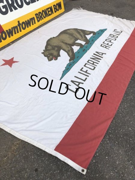 画像8: Vintage Made in U.S.A The Bear California Republic Flag (S335) (8)