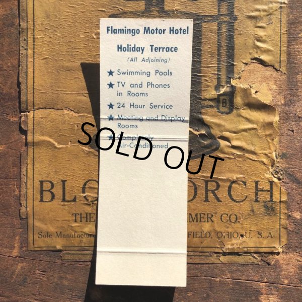 画像2: Vintage Matchbook Flamingo Motor Motel (MA1759) (2)