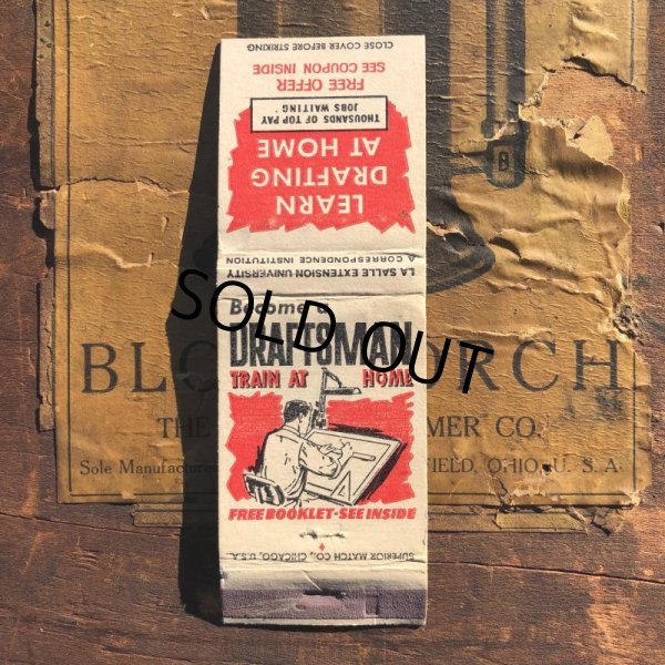 画像1: Vintage Matchbook Become a Draftsman (MA1805) (1)