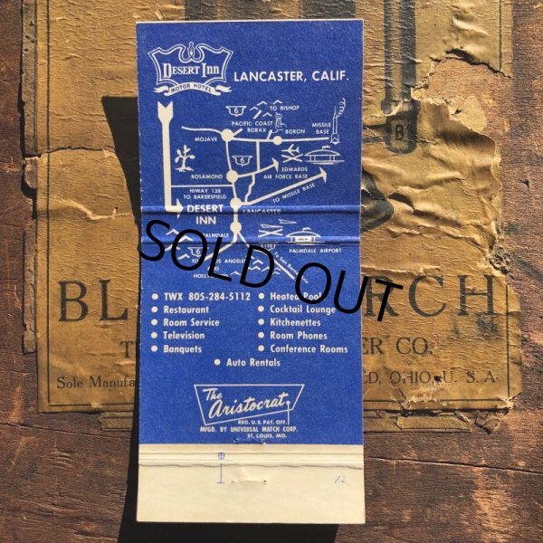 画像2: Vintage Matchbook Desert Inn (MA1778) (2)