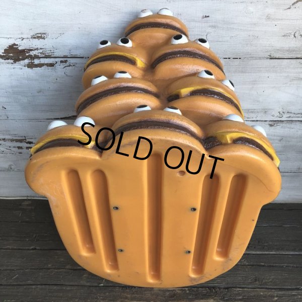 画像10: Vintage Mcdonald's Hamburger & Cheeseburger Statue Playland Childs Chair (S336） (10)