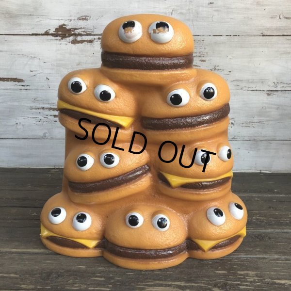 画像2: Vintage Mcdonald's Hamburger & Cheeseburger Statue Playland Childs Chair (S336） (2)