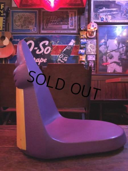 画像4: Vintage Mcdonald's Grimace Statue Playland Childs Chair (S337） (4)