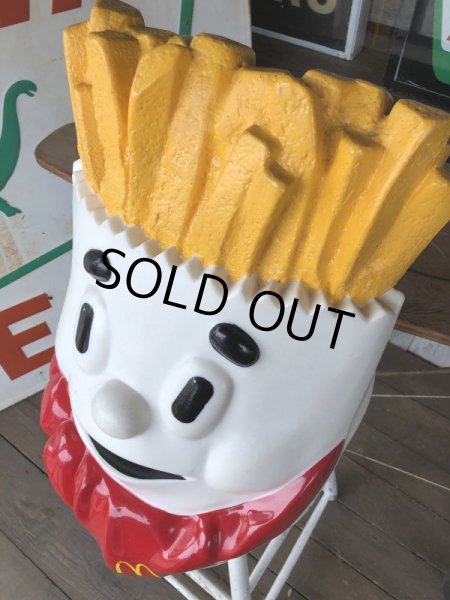 画像4: Vintage Mcdonald's French Fry Statue Playland Childs Chair (S338） (4)