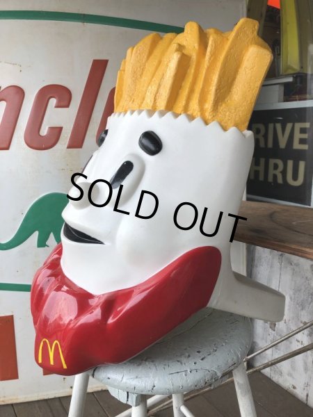 画像2: Vintage Mcdonald's French Fry Statue Playland Childs Chair (S338） (2)