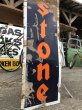 画像4: 40s Vintage Original Firestone Tires Vertical Porcelain Sign (S343） (4)