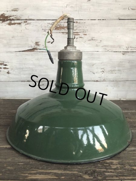 画像5: 〜50s Vintage Benjamin Industrial Barn Light Shade (S346) (5)