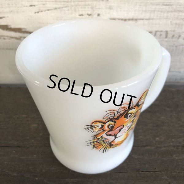 画像5: Vintage Fire King EXXON Esso Tiger D handle Mug (S350) (5)