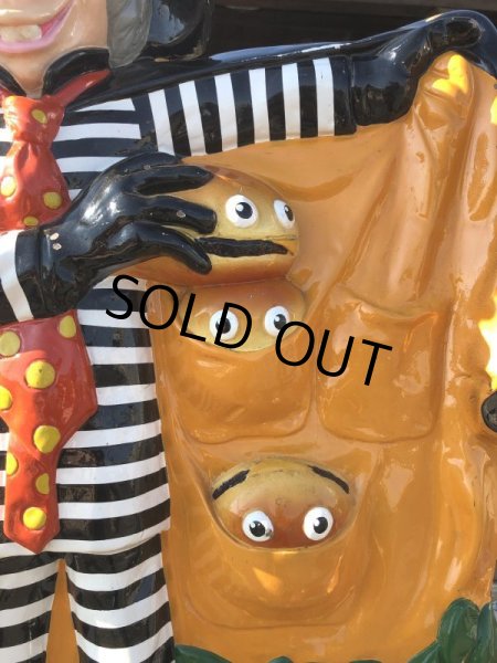 画像7: 70s McDonalds Hamburglar 3D Wall Display Plaque (S359） (7)