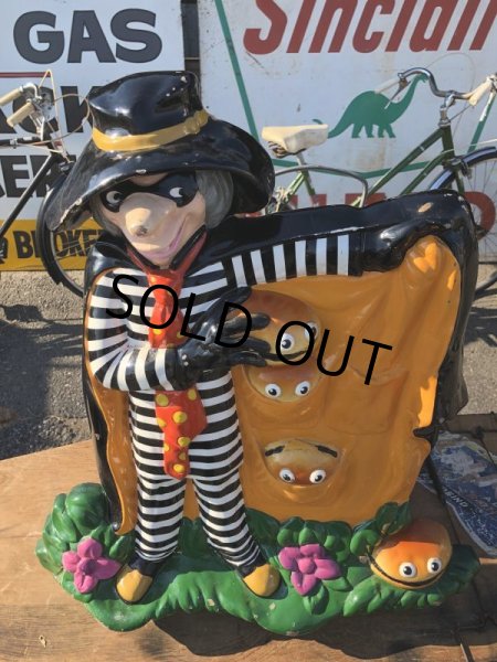 画像4: 70s McDonalds Hamburglar 3D Wall Display Plaque (S359） (4)