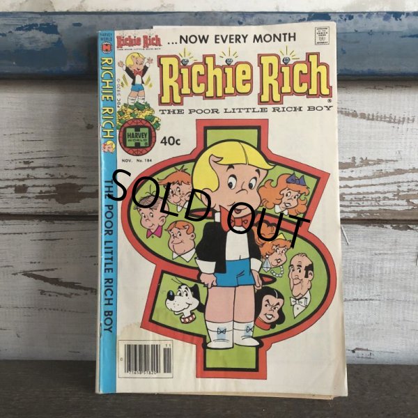 画像1: 70s Vintage Harvey Comics Richie Rich (S368) (1)