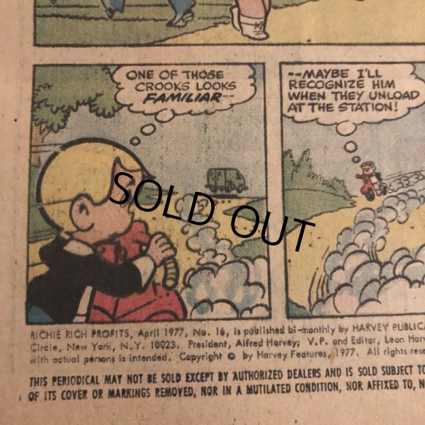 画像5: 70s Vintage Harvey Comics Richie Rich (S371)  (5)