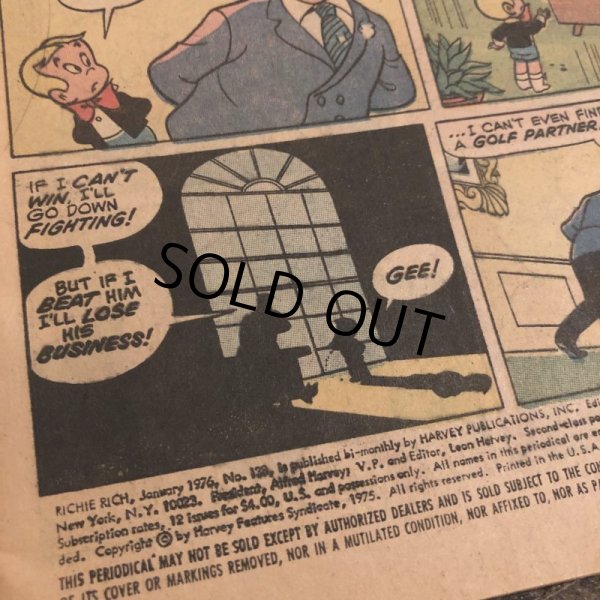 画像5: 70s Vintage Harvey Comics Richie Rich (S367) (5)