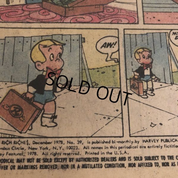画像5: 70s Vintage Harvey Comics Richie Rich (S366) (5)