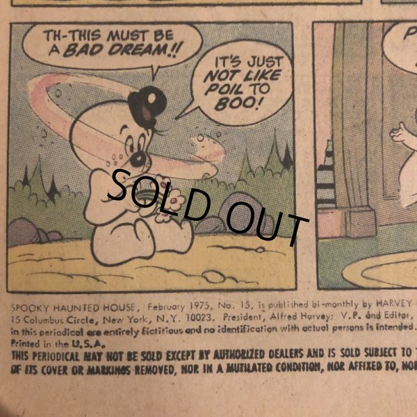 画像5: 70s Vintage Harvey Comics Spooky Haunted House (S369) (5)