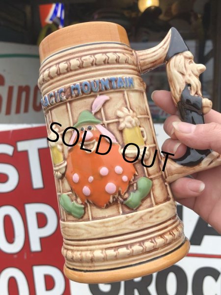 画像9: 70s Vintage Six Flags Magic Mountain Bloop Troll Beer Stein Mug (S383)  (9)