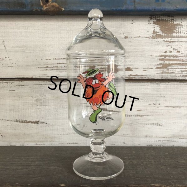 画像2: Vintage Six Flags Magic Mountain  Bloop Troll Glass Pot (S382)  (2)