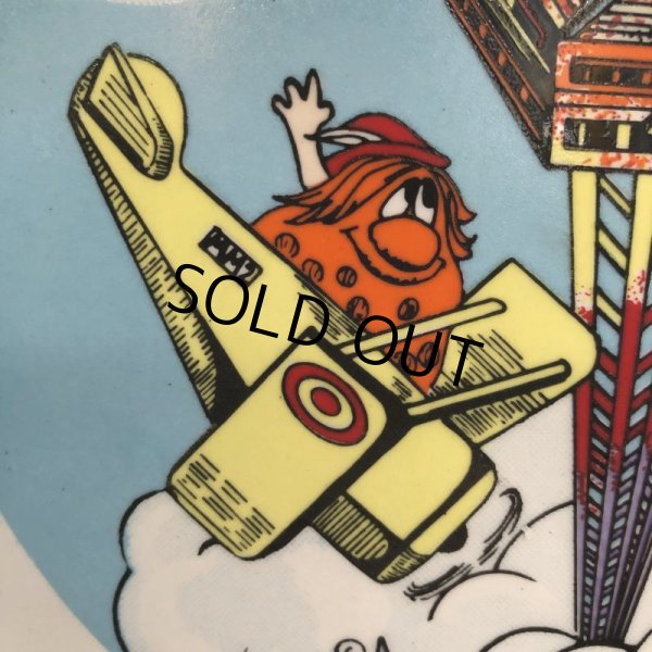 画像2: Vintage Six Flags Magic Mountain  Bloop Troll Plate (S381)  (2)