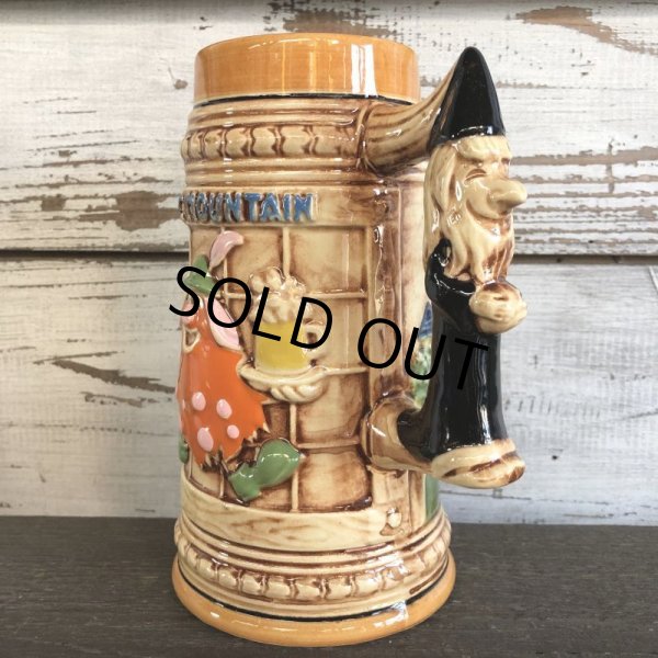 画像2: 70s Vintage Six Flags Magic Mountain Bloop Troll Beer Stein Mug (S383)  (2)