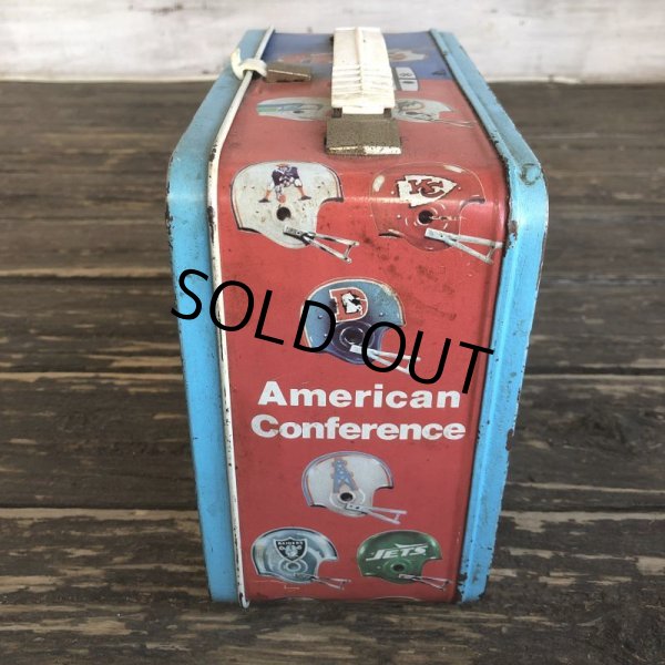 画像3: 70s Vintage Thermos Luch Box NFL (S385)  (3)