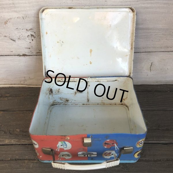 画像6: 70s Vintage Thermos Luch Box NFL (S385)  (6)