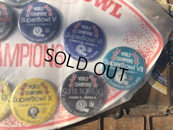 画像5: Vintage NFL Super Bowl Champions Collection Set (S369) (5)