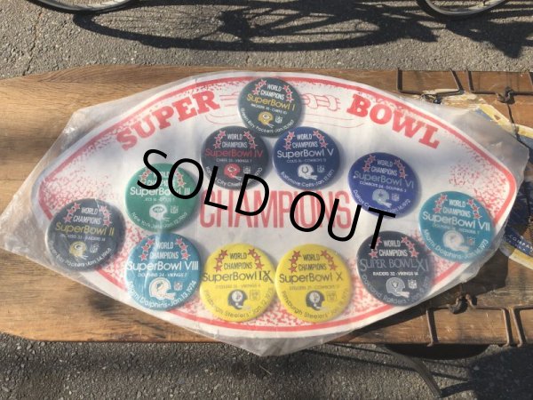 画像2: Vintage NFL Super Bowl Champions Collection Set (S369) (2)