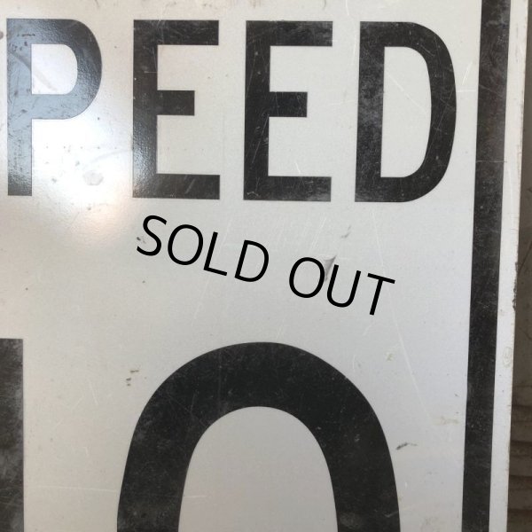 画像5: Vintage Road Sign SPEED 10 (S389)  (5)