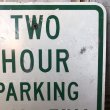 画像4: Vintage Road Sign TWO HOUR PARKING (S388)  (4)