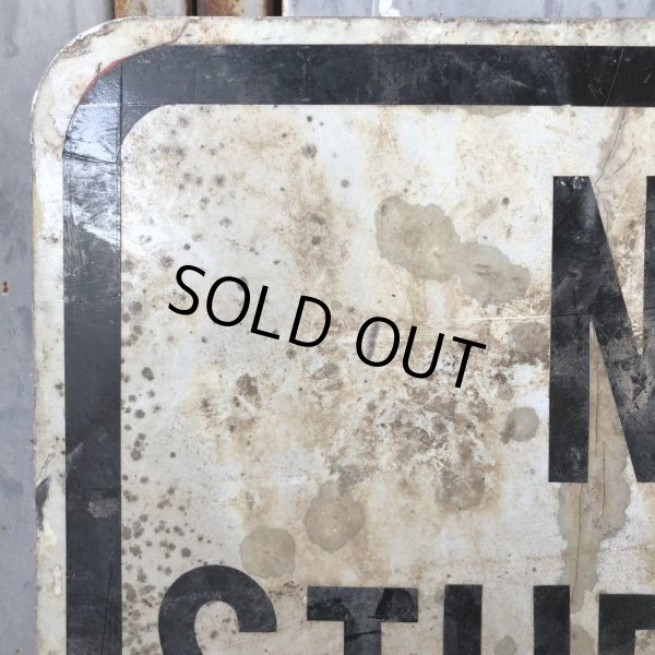 画像2: Vintage Road Sign NO STUDENT DROP OFF (S387)  (2)