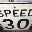 画像3: Vintage Road Sign SPEED 30 (S393)  (3)