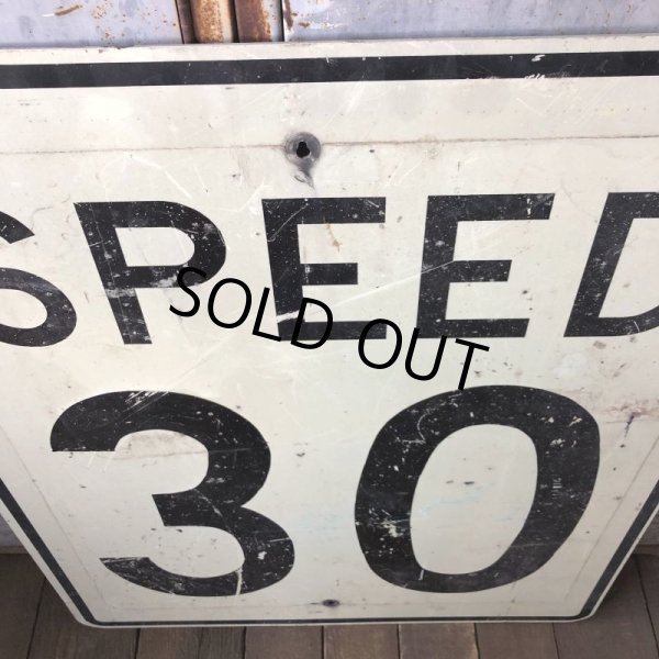 画像3: Vintage Road Sign SPEED 30 (S393)  (3)