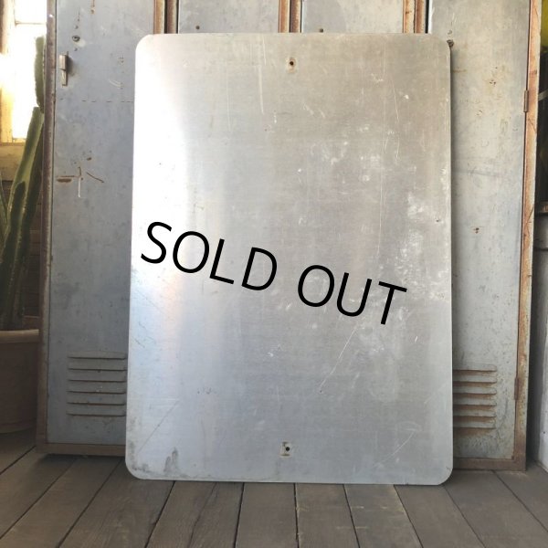 画像5: Vintage Road Sign TRAFFIC FINES DOUBLE IN THIS SCHOOL ZONE (S395)  (5)