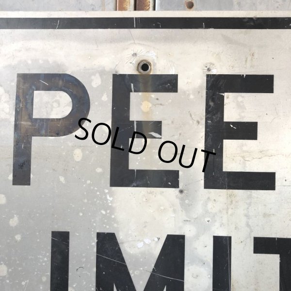 画像4: Vintage Road Sign SPEED LIMIT 25 MILES (S394)  (4)