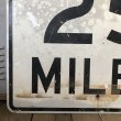 画像2: Vintage Road Sign SPEED LIMIT 25 MILES (S394)  (2)