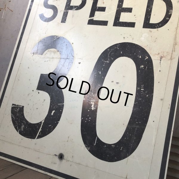 画像7: Vintage Road Sign SPEED 30 (S393)  (7)
