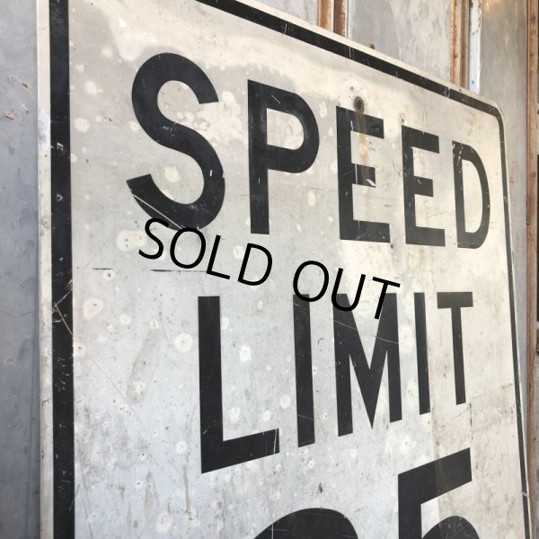 画像5: Vintage Road Sign SPEED LIMIT 25 MILES (S394)  (5)