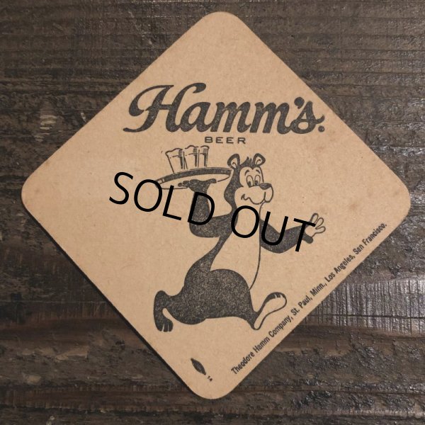 画像2: Vintage Hamm's Beer Bear Coaster (S396) (2)
