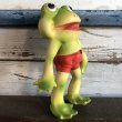 画像3: 50s Vintage Roll Over Red Rover Frog Squeak Toy (S399) (3)