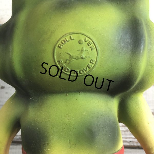 画像5: 50s Vintage Roll Over Red Rover Frog Squeak Toy (S399) (5)