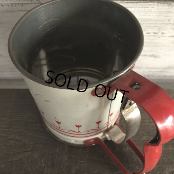 画像4: 50s Vintage Hand-I-Sift Flour Sifter tulip (S409) (4)