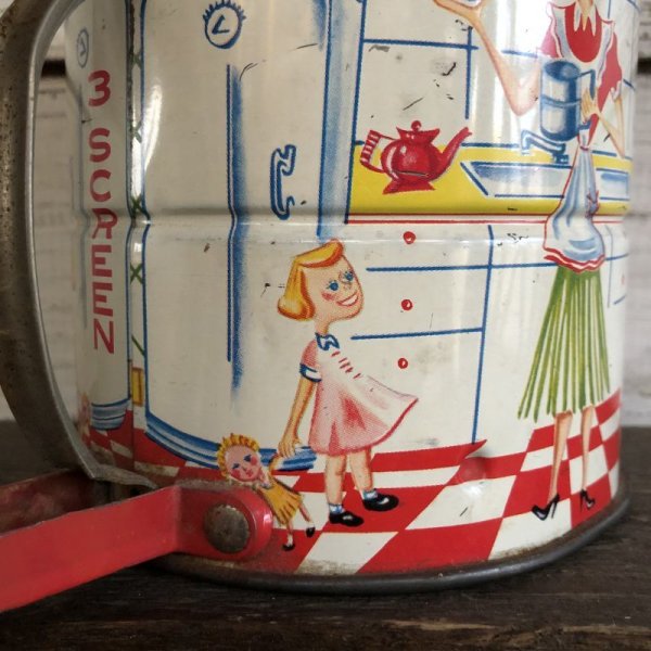 画像8: 50s Vintage Hand-I-Sift Flour Sifter kitchen (S408) (8)