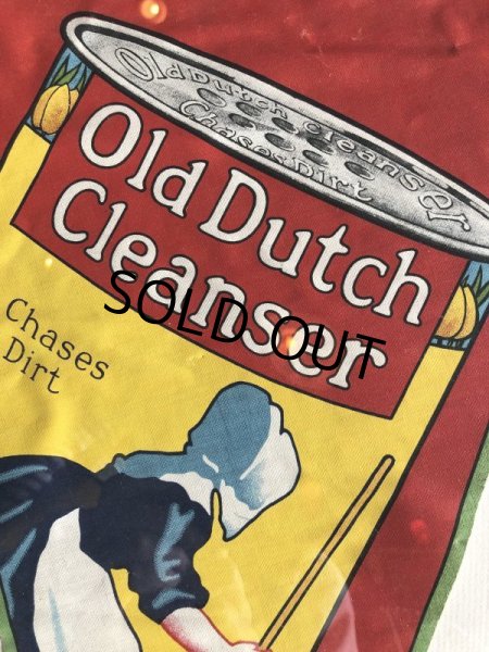 画像4: Antique OLD DUTCH Cleanser Advertising Store Banner Sign (S420) (4)