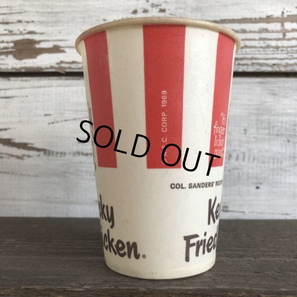 画像2: Vintage Wax Paper Cup KFC Kentucky Fried Chicken (S418) (2)