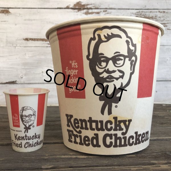 画像6: Vintage Wax Paper Cup KFC Kentucky Fried Chicken (S418) (6)